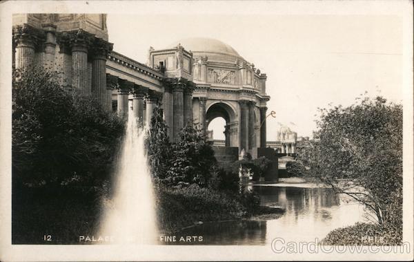 Palace of Fine Art San Francisco California 1915 Panama–Pacific International Exposition (PPIE)