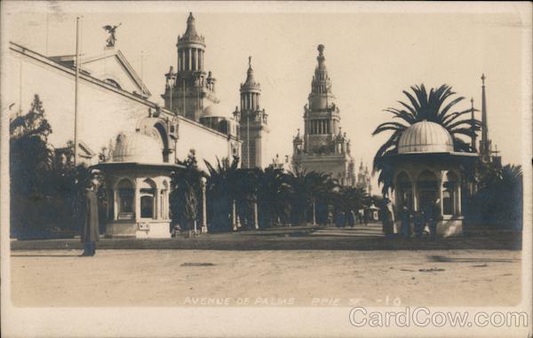 Avenue of Palms San Francisco California 1915 Panama–Pacific International Exposition (PPIE)
