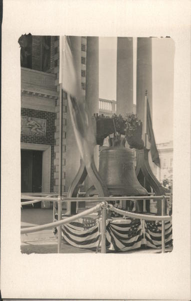 Liberty Bell on Display - Panama Pacific International Exposition San Francisco California