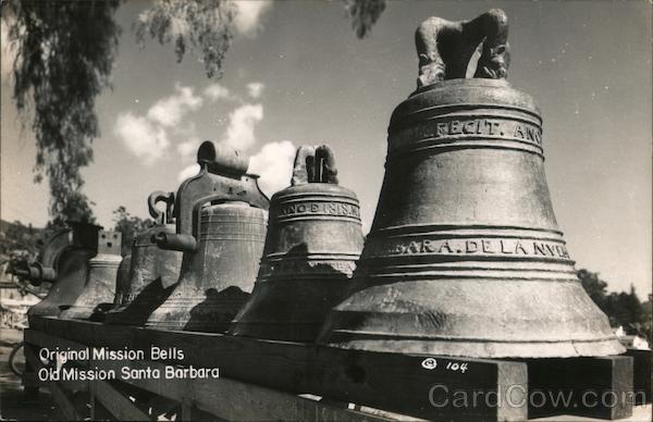 Original Mission Bells, Old Mission Santa Barbara California