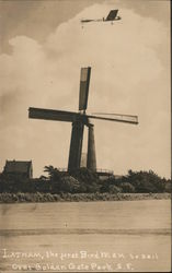 Latham, the first Birdman to Sail over Golden Gate Park, S. F. Postcard