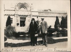 Two people posing in Golden Gate Park Original Photograph