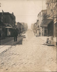 Street of San Francisco, 1901 Original Photograph