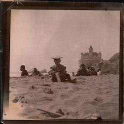 1897 Cliff House Beach Scene San Francisco, CA Original Photograph Original Photograph Original Photograph