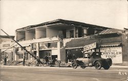 Santa Barbara Earthquake, June 29, 1925 Postcard