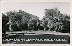 Iowa State College Library building Ames, IA Postcard Postcard Postcard