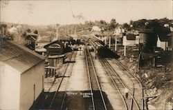 Railroad Depot Postcard