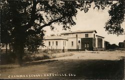 Grammar School Roseville, CA Postcard Postcard Postcard