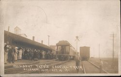President Taft's special train. Oct. 19, 1911 Postcard