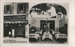 Alfredo alla Scrofa - Birthplace of Fettuccine Alfredo Postcard