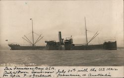SS Tymeric moored in San Francisco Bay Postcard