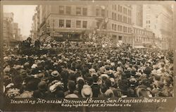 Unveiling Tetrazzini Memorial Bronze - March 24, 1912 Postcard
