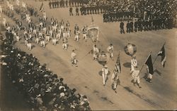 Portola Festival Parade, 1913 Postcard