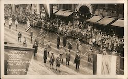 Wyoming, American Legion Parade Postcard