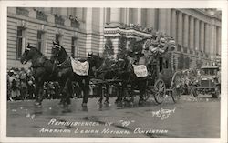 American Legion Convention Parade. El Dorado Post #1 Stage Coach Postcard