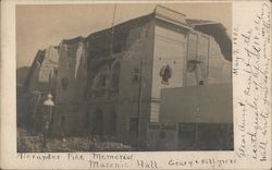 Alexander Pike Memorial Masonic Hall Postcard