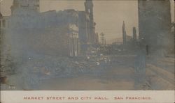 Market Street and City Hall Postcard