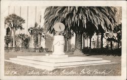 Sun Dial Golden Gate Park Postcard