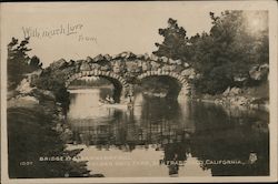 Bridge at Strawberry Hill - Golden Gate Park San Francisco, CA Postcard Postcard Postcard