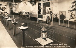 Swedish Pavilion, GGIE 1939 Postcard
