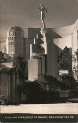 Evening Star Court of Honor, Golden Gate International Exposition 1939 Postcard