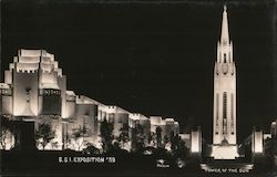 Tower of the Sun - GGI Exposition 1939 Postcard