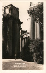 Colonnades Palace of Fine Arts San Francisco, CA Postcard Postcard Postcard