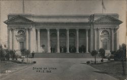 State of Utah exposition building Postcard