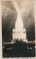 Tower of Jewels at Night - PPIE Postcard