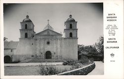 Santa Barbara Mission Postcard