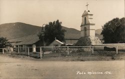 Mission San Antonio De Pala, 1816 Postcard