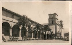 Old Mission Santa Barbara Quake 6-29-05 Postcard