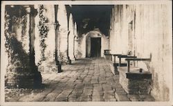 Arch Walkway, Mission San Juan Capistrano California Postcard Postcard Postcard