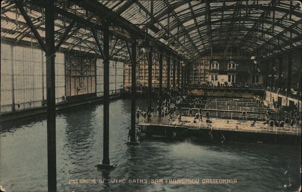 Interior of Sutro Baths San Francisco California