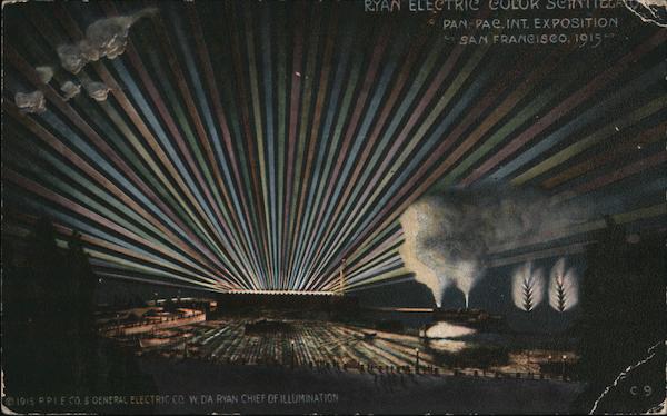 Ryan Electric Color Scintillator - Pan-Pac International Exposition San Francisco California