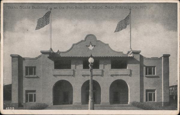 Texas State Building San Francisco California 1915 Panama-Pacific International Exposition (PPIE)