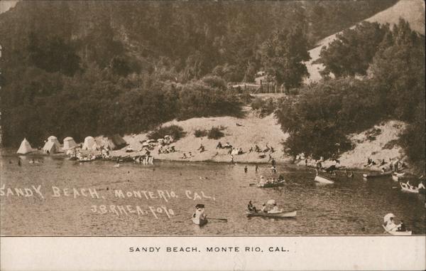 Sandy Beach Monte Rio California