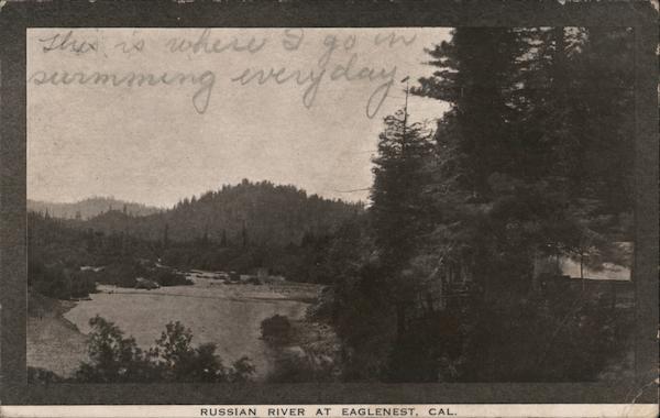 Russian River at Eaglenest Guerneville California