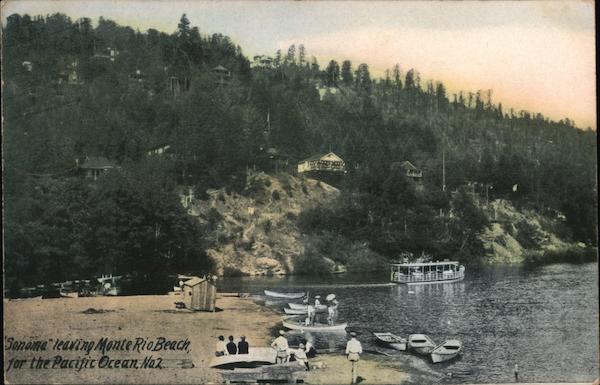 Sonoma Leaving Monte Rio Beach California