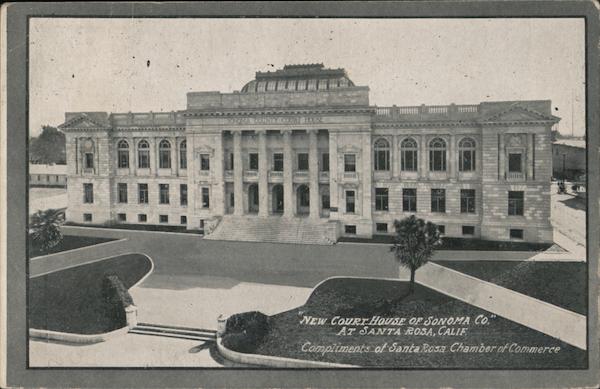 New Court House of Sonoma Co Santa Rosa California