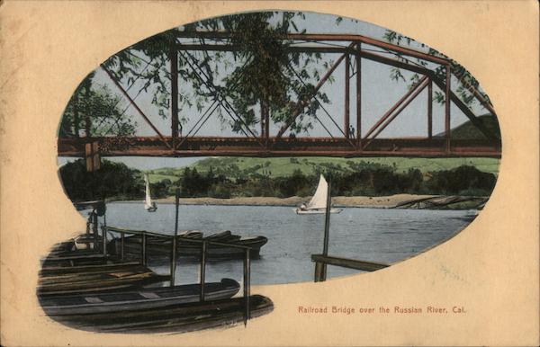 Railroad Bridge Over the Russian River Guerneville California