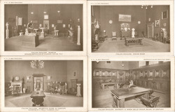 Set of 4: Italian Pavilion San Francisco, CA 1915 Panama-Pacific International Exposition (PPIE) Postcard Postcard Postcard