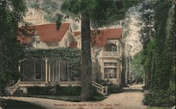 Residence in the Garden City Postcard