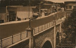Concrete Bridge, Los Gatos, California Postcard