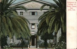 Entrance to College of Notre Dame Postcard