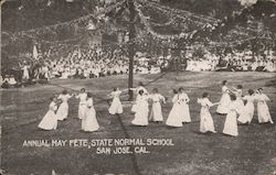Annual May Fete, State Normal School (SJSU) Postcard