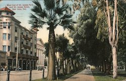 West End of St. James Park and St. James Hotel Postcard