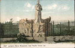 Junipero Serra Monument Postcard