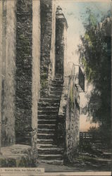 Mission Steps San Gabriel, CA Postcard Postcard Postcard