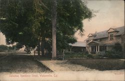 Suburban Residence Street Postcard